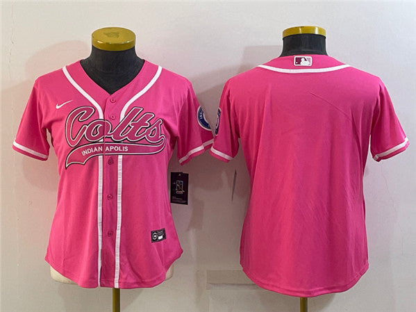 Custom Indianapolis Colts pink jersey