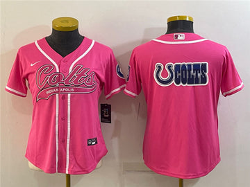 Team Big Logo Indianapolis Colts pink jersey