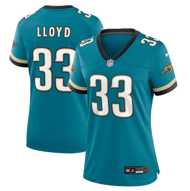 Devin Lloyd Jacksonville Jaguars teal Throwback jersey