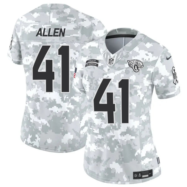 Josh Hines-Allen Jacksonville Jaguars camo Salute To Service jersey