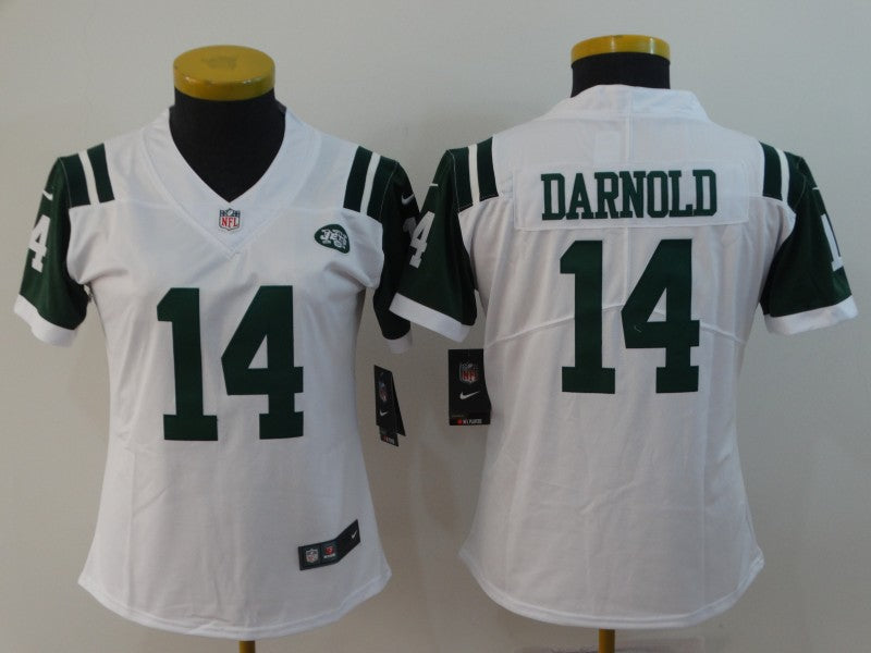 Sam Darnold New York Jets white jersey