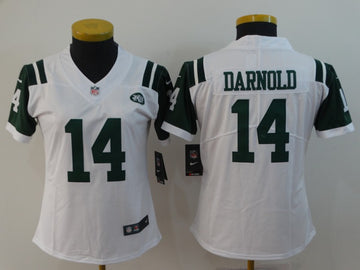 Sam Darnold New York Jets white jersey