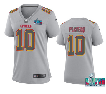 Isiah Pacheco Kansas City Chiefs gray Game jersey