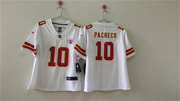 Isiah Pacheco Kansas City Chiefs white jersey