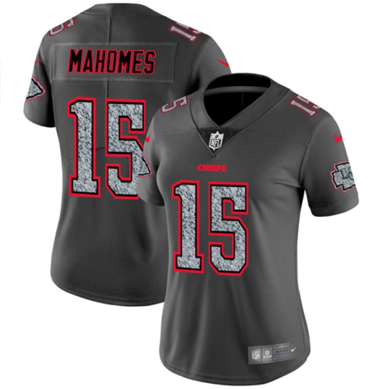 Patrick Mahomes Kansas City Chiefs gray Fashion Static jersey