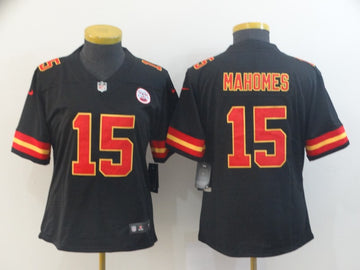Patrick Mahomes Kansas City Chiefs black jersey