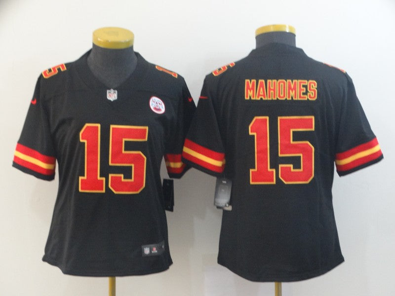 Patrick Mahomes Kansas City Chiefs black jersey
