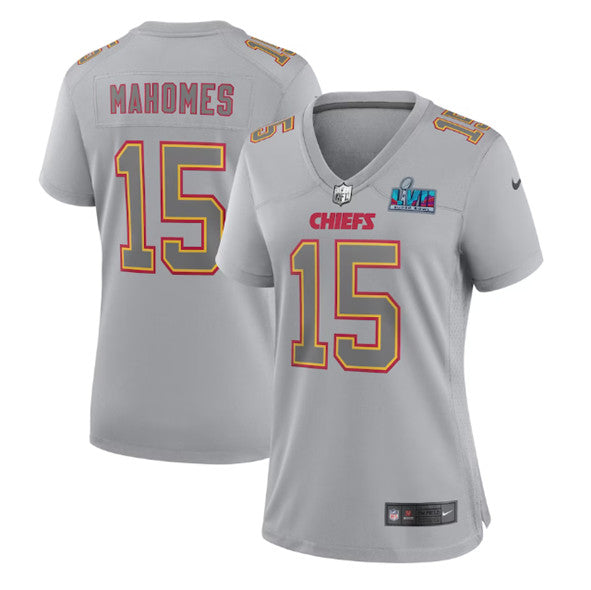 Patrick Mahomes Kansas City Chiefs gray Game jersey