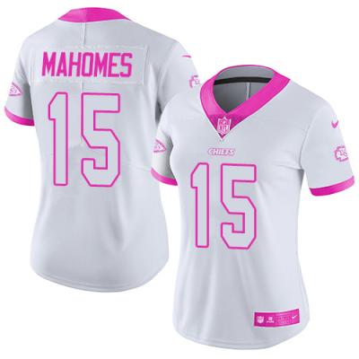 Patrick Mahomes Kansas City Chiefs white jersey