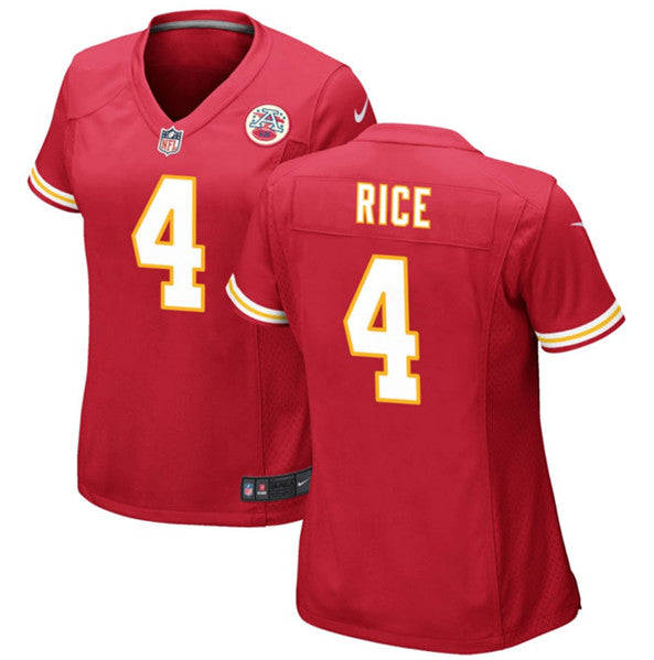 Rashee Rice Kansas City Chiefs red jersey