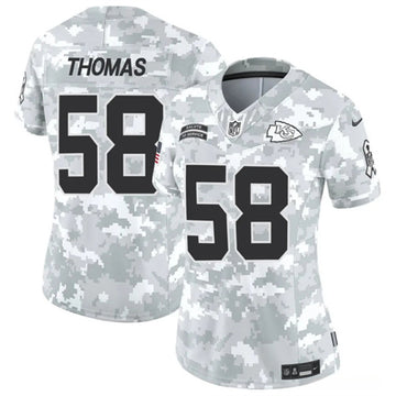 Derrick Thomas Arctic Kansas City Chiefs camo Salute To Service jersey