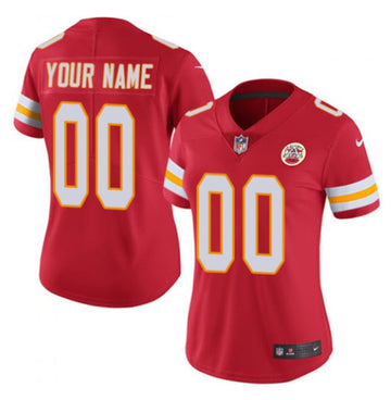 Custom Kansas City Chiefs red jersey