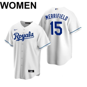 Whit Merrifield Kansas City Royals white jersey