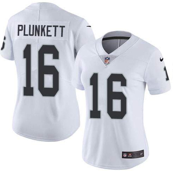 Jim Plunkett Las Vegas Raiders white jersey