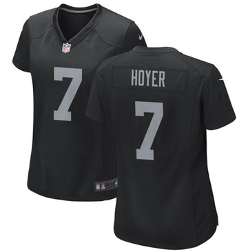 Brian Hoyer Las Vegas Raiders black jersey