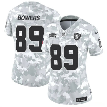 Brock Bowers Las Vegas Raiders camo Salute To Service jersey