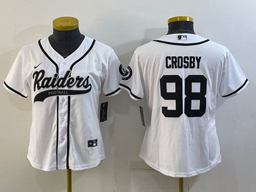 Maxx Crosby Las Vegas Raiders white jersey