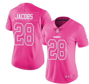 Custom Las Vegas Raiders pink jersey