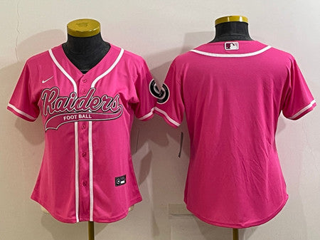 Custom Las Vegas Raiders pink jersey