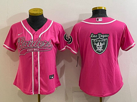 Las Vegas Raiders pink jersey