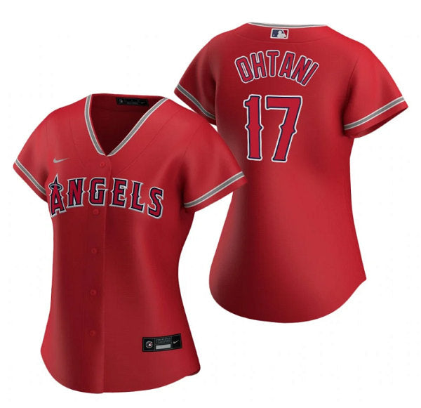 Shohei Ohtani Los Angeles Angels red jersey