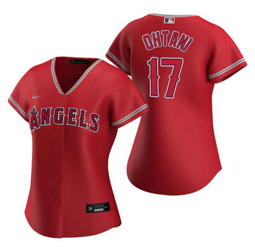 Shohei Ohtani Los Angeles Angels red jersey