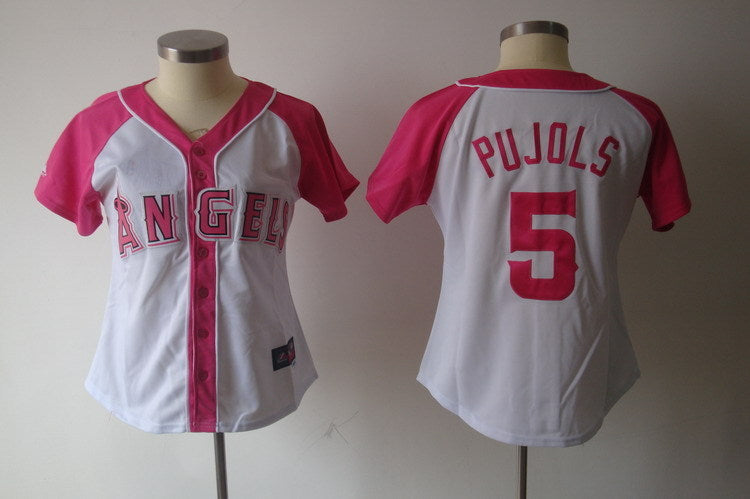 Albert Pujols Los Angeles Angels pink Fashion jersey