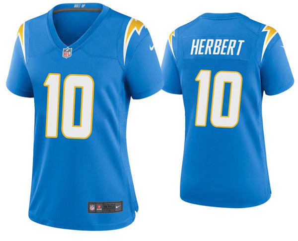 Justin Herbert Los Angeles Chargers blue jersey