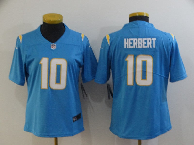 Justin Herbert Los Angeles Chargers blue jersey