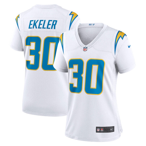 Austin Ekeler Los Angeles Chargers white Game jersey