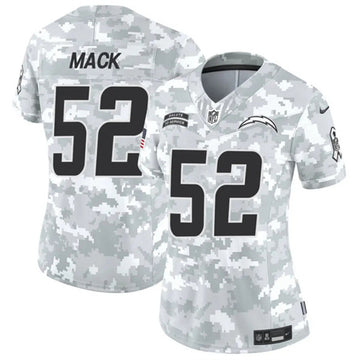 Khalil Mack Arctic Los Angeles Chargers camo Salute To Service jersey
