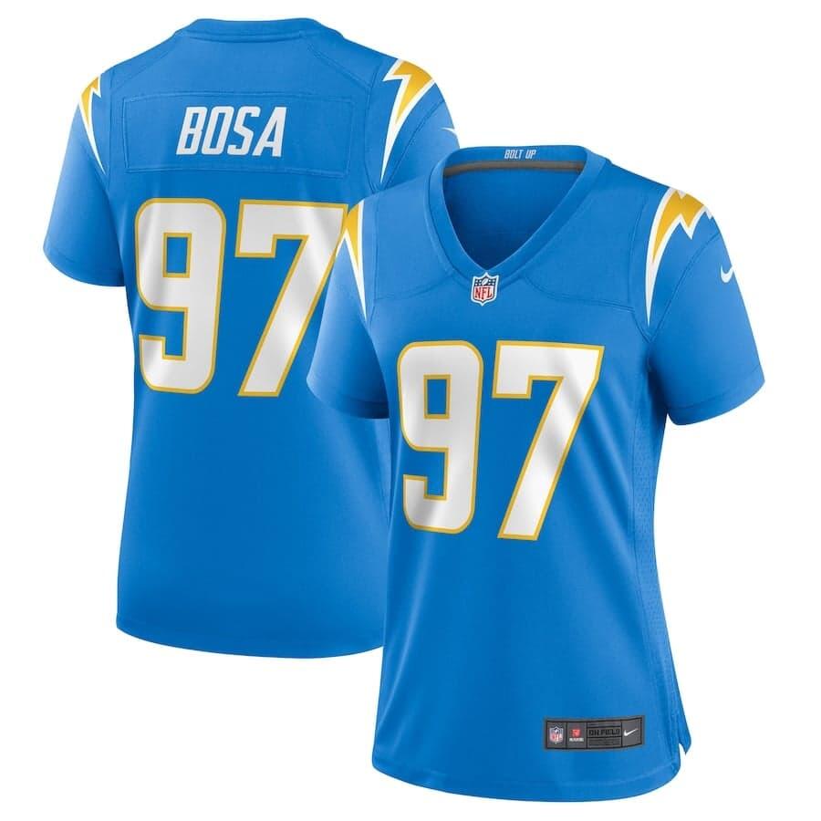 Joey Bosa Los Angeles Chargers blue jersey