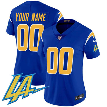 Custom Los Angeles Chargers royal FUSE jersey