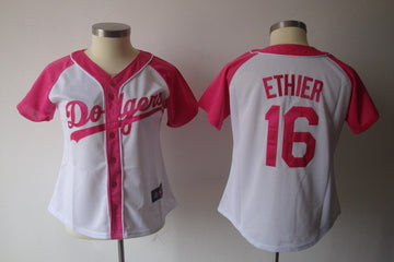 Andre Ethier Los Angeles Dodgers pink Fashion jersey