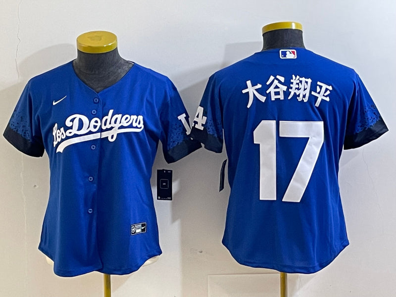 Shohei Ohtani Los Angeles Dodgers royal City Connect jersey