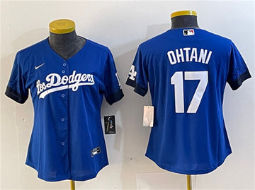Shohei Ohtani Los Angeles Dodgers blue City Connect jersey