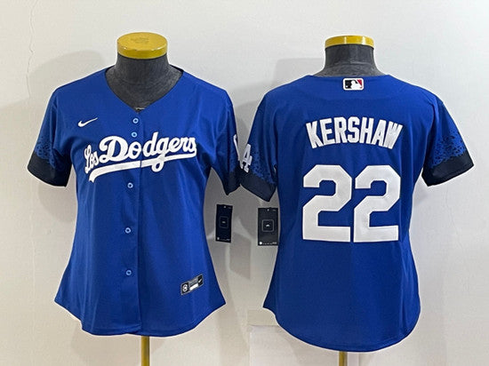 Clayton Kershaw Los Angeles Dodgers royal City Connect jersey