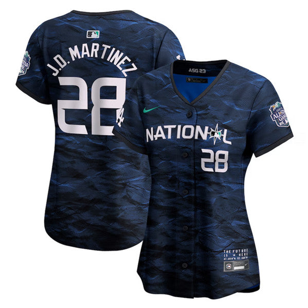 JD Martinez Los Angeles Dodgers teal All-Star jersey