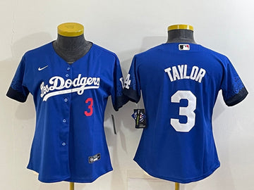 Chris Taylor Los Angeles Dodgers royal City Connect jersey