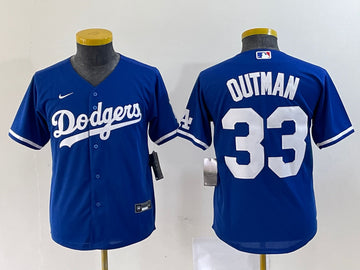 James Outman Los Angeles Dodgers royal jersey
