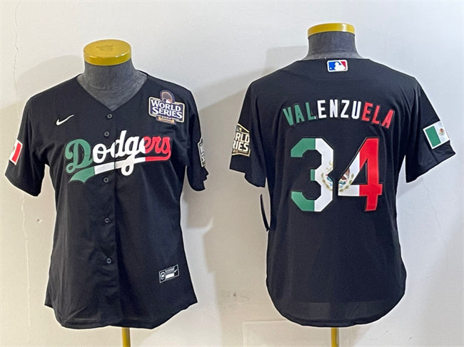 Toro Valenzuela Los Angeles Dodgers black jersey