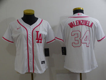 Toro Valenzuela Los Angeles Dodgers pink jersey