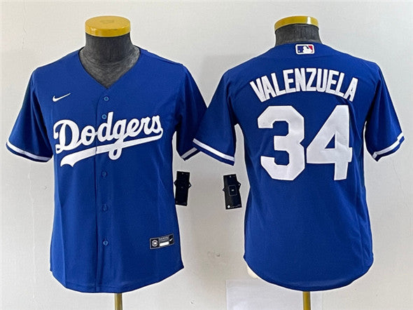 Toro Valenzuela Los Angeles Dodgers royal jersey