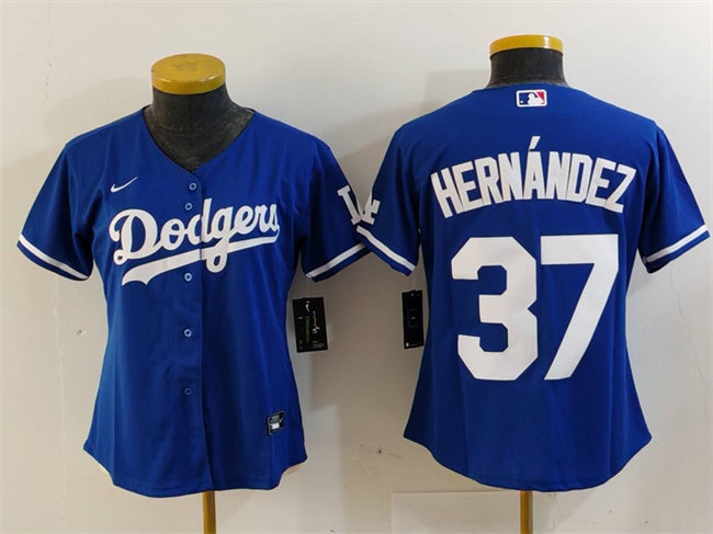 Teoscar Hernandez Los Angeles Dodgers blue jersey