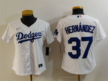 Teoscar Hernandez Los Angeles Dodgers white jersey