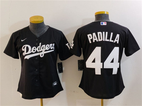 Vicente Los Angeles Dodgers black jersey