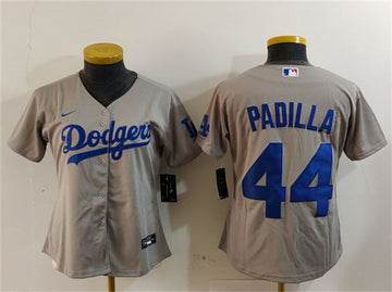 Vicente Los Angeles Dodgers gray jersey