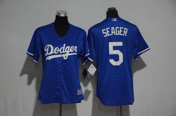 Corey Seager Majestic Los Angeles Dodgers royal jersey