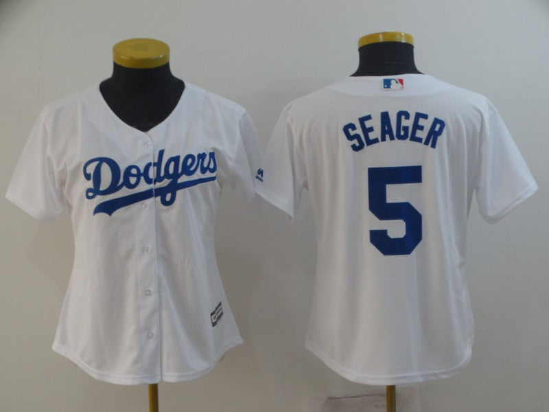 Corey Seager Los Angeles Dodgers white jersey