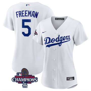 Freddie Freeman Los Angeles Dodgers white jersey